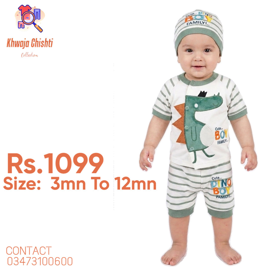 A delightful 3-piece coordinated set 3mn to 12mn