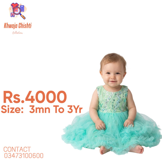 💚 Elegant Mint Magic Princess Frock 💚