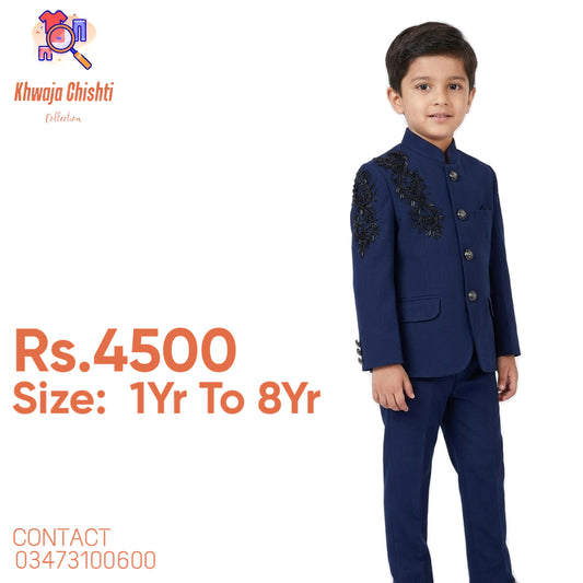 ✨ New Arrival: Premium Navy Blue Prince Suit ✨