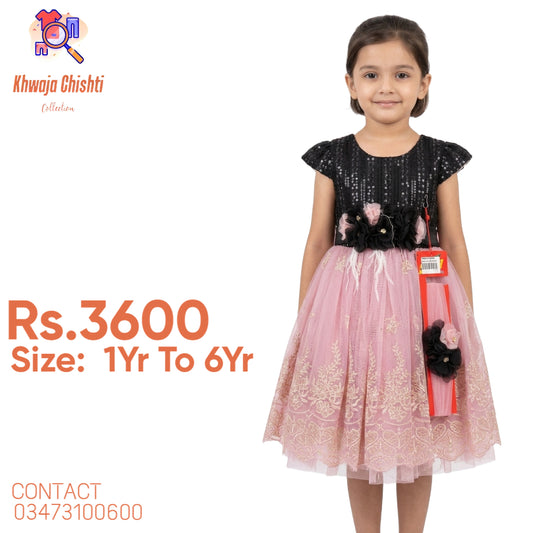 ✨ Elegant Sequin & Tulle Party Dress ✨1yr to 6yr